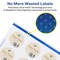 Avery Durable Waterproof Starburst Labels with Sure Feed, 1.75"